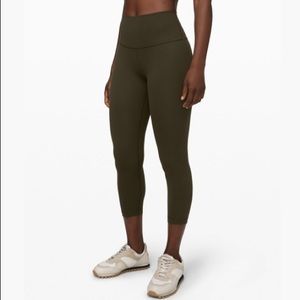 Lululemon Wunder Under crop high rise leggings